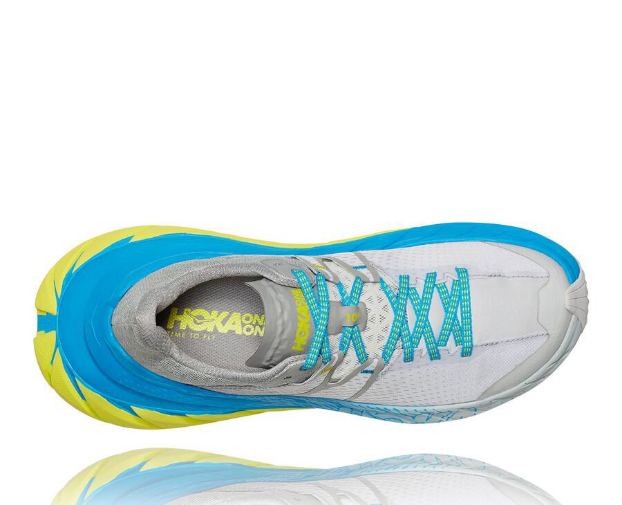 Tenis Hoka One One Trail Hombre Grises - Tennine - TABE38021